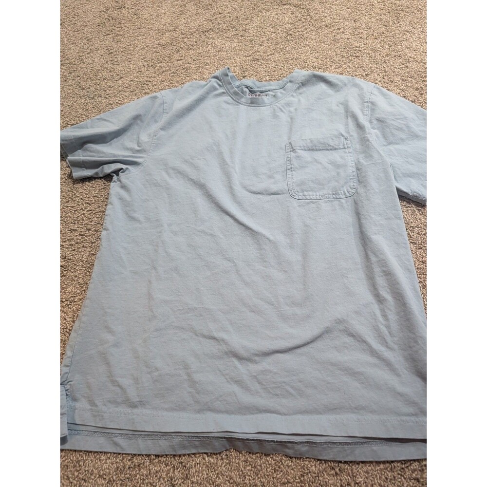 Lot Of 4 Men's Size Large Redhead Pocket Tees T-Shirt Blue Green Tan *1 Has Flaw - Picture 10 of 11